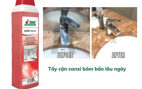 Siêu tẩy nhà tắm và nhà vệ sinh hương hoa SANET tasonil