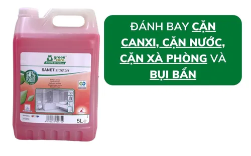 Chất làm sạch nhà vệ sinh tự phân hủy sinh học SANET zitrotan