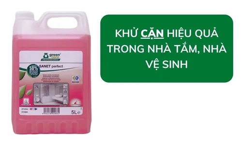 Siêu tẩy cặn nhà vệ sinh  tự phân hủy sinh học SANET perfect