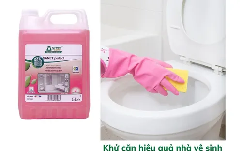 Siêu tẩy cặn nhà vệ sinh  tự phân hủy sinh học SANET perfect