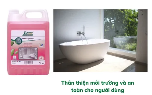 Siêu tẩy cặn nhà vệ sinh  tự phân hủy sinh học SANET perfect