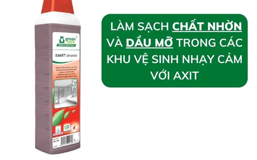 Chất làm sạch nhà vệ sinh tự phân hủy sinh học SANET alkastar
