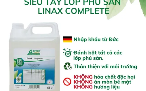 Siêu tẩy lớp phủ sàn tự phân hủy sinh học LINAX complete