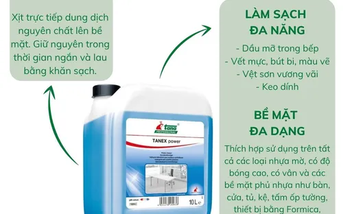 Siêu tẩy plastic TANEX power