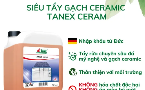 Siêu tẩy gạch ceramic TANEX ceram