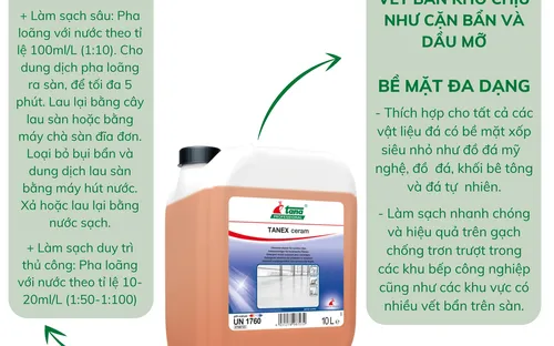 Siêu tẩy gạch ceramic TANEX ceram
