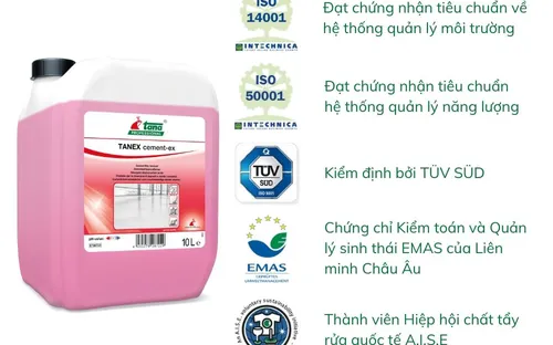 Chất tẩy xi măng TANEX cement-ex
