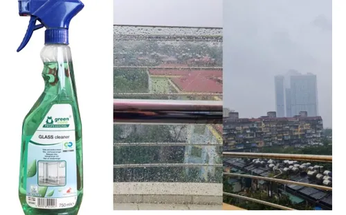 Nước lau gương kính siêu sạch tự phân hủy sinh học GLASS cleaner 750ml