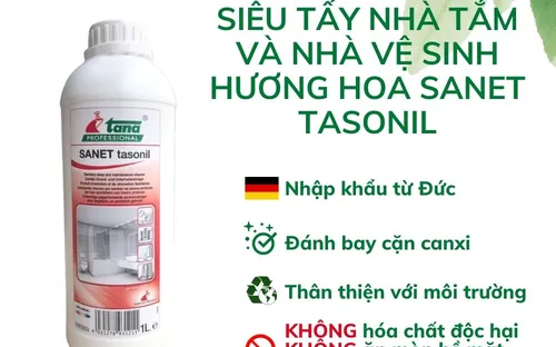 Siêu tẩy nhà tắm và nhà vệ sinh hương hoa SANET tasonil (1L)