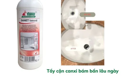 Siêu tẩy nhà tắm và nhà vệ sinh hương hoa SANET tasonil (1L)