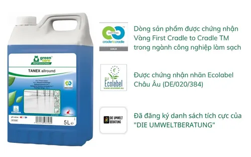 Siêu tẩy đa năng 4 trong 1 TANEX allround 5L