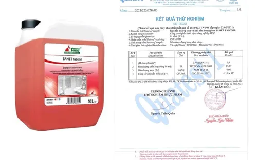 Siêu tẩy nhà tắm và nhà vệ sinh hương hoa SANET tasonil 10L
