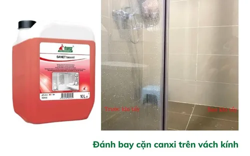 Siêu tẩy nhà tắm và nhà vệ sinh hương hoa SANET tasonil 10L