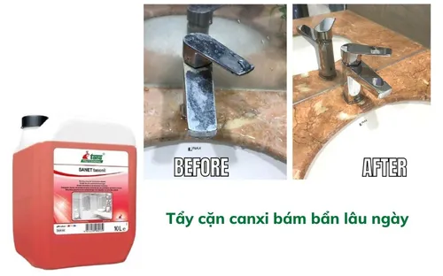 Siêu tẩy nhà tắm và nhà vệ sinh hương hoa SANET tasonil 10L