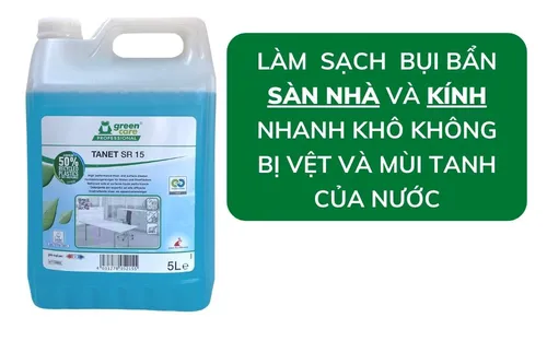Nước lau sàn và kính tự phân hủy sinh học TANET SR 15 (5L)