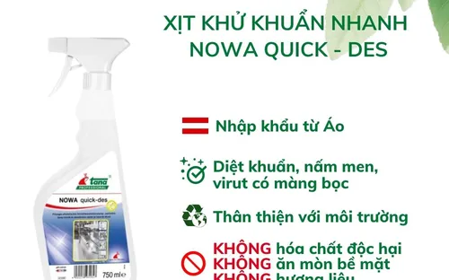 Xịt khử khuẩn nhanh NOWA quick-des