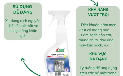 Xịt khử khuẩn nhanh NOWA quick-des