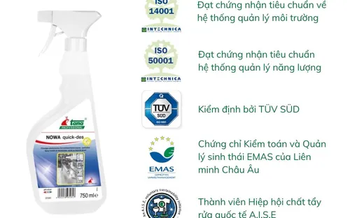 Xịt khử khuẩn nhanh NOWA quick-des