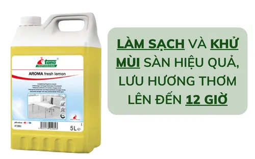 Nước lau sàn hương chanh AROMA fresh  lemon 5L
