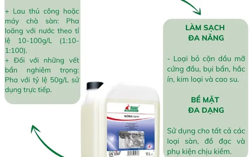 Chất làm sạch dầu mỡ NOWA tanin