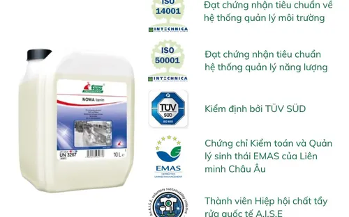 Chất làm sạch dầu mỡ NOWA tanin