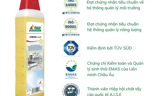 Chất làm sạch và khử khuẩn bếp 2 trong 1 APESIN food