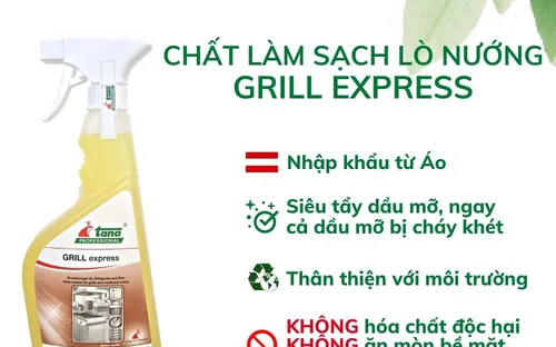 Chất tẩy làm sạch lò nướng GRILL express