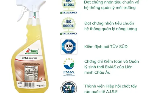 Chất tẩy làm sạch lò nướng GRILL express