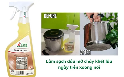 Chất tẩy làm sạch lò nướng GRILL express