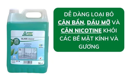 Nước lau gương kính siêu sạch tự phân hủy sinh học GLASS cleaner