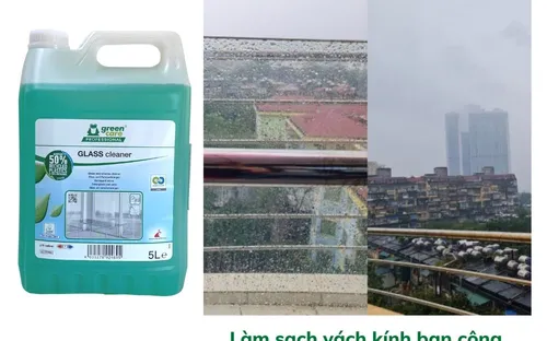 Nước lau gương kính siêu sạch tự phân hủy sinh học GLASS cleaner