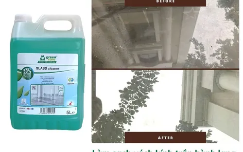 Nước lau gương kính siêu sạch tự phân hủy sinh học GLASS cleaner