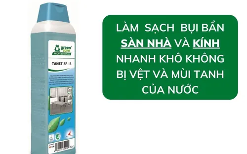 Nước lau sàn & kính tự phân hủy sinh học TANET SR15