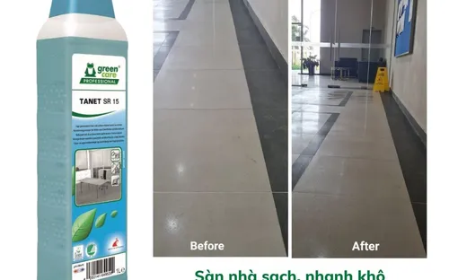 Nước lau sàn & kính tự phân hủy sinh học TANET SR15