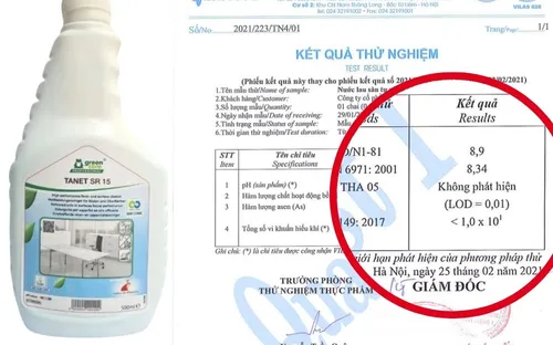Nước lau sàn và kính tự phân hủy sinh học TANET SR 15 (500mL)