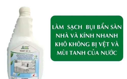 Nước lau sàn và kính tự phân hủy sinh học TANET SR 15 (500mL)