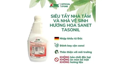 Siêu tẩy nhà tắm và nhà vệ sinh hương hoa SANET tasonil (500mL)
