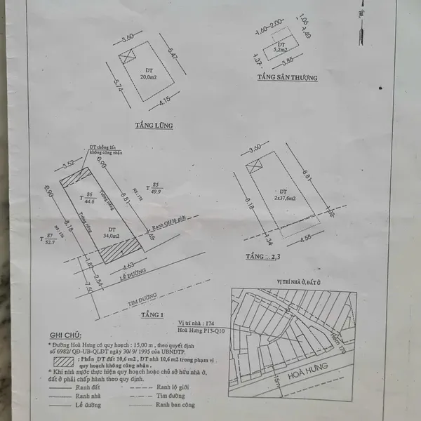 Bán nhà mặt tiền Hòa Hưng Phường 13 Quận 10