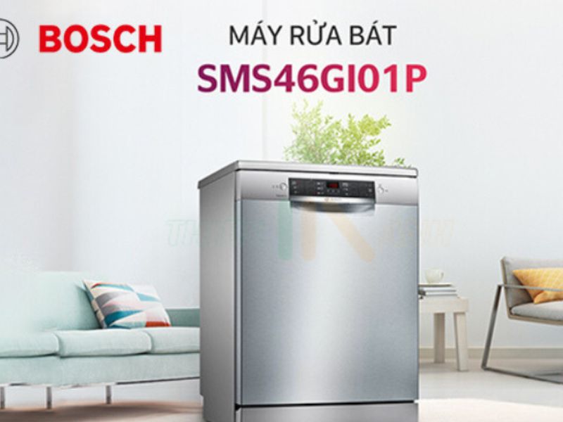 Máy rửa bát độc lập Bosch SMS46GI01P series 4