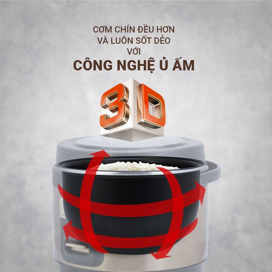 Nồi cơm điện cao cấp Kalpen R5, 1.8L.