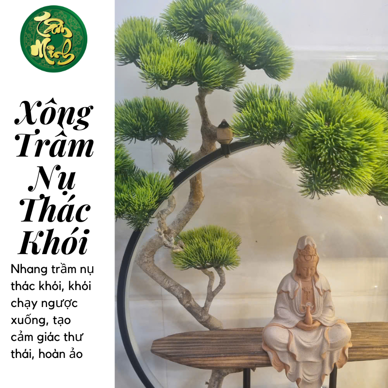 Thác khói xông nhang trầm nụ