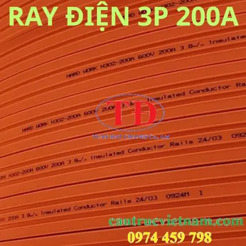 Ray điện an toàn cầu trục 3P-200A