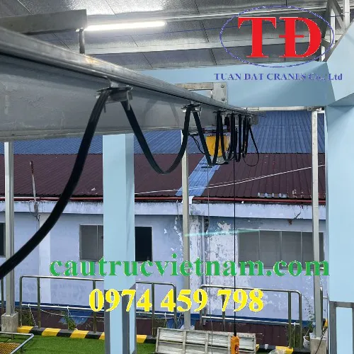 Máng C dẫn cáp cầu trục