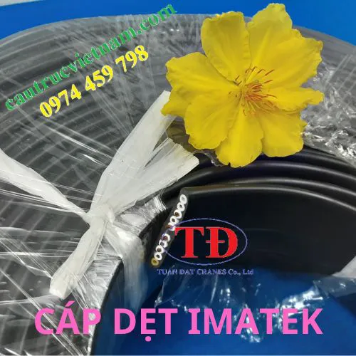 Cáp dẹt Imatek các loại cho cầu trục và thang máy