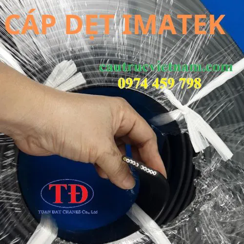 Cáp dẹt Imatek các loại cho cầu trục và thang máy