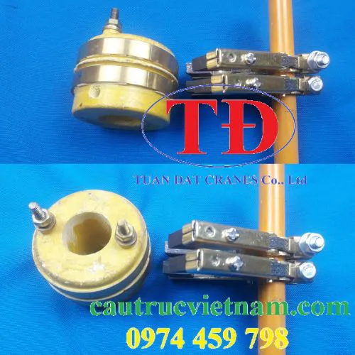 Cổ góp điện chổi than 2 pha