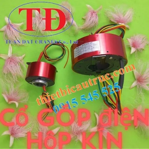 Cổ góp điện 4 pha hộp kín