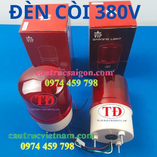 Đèn còi cảnh báo cầu trục 380V