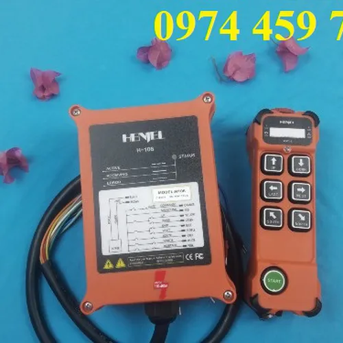 Điều khiển từ xa cầu trục thay tay bấm có dây