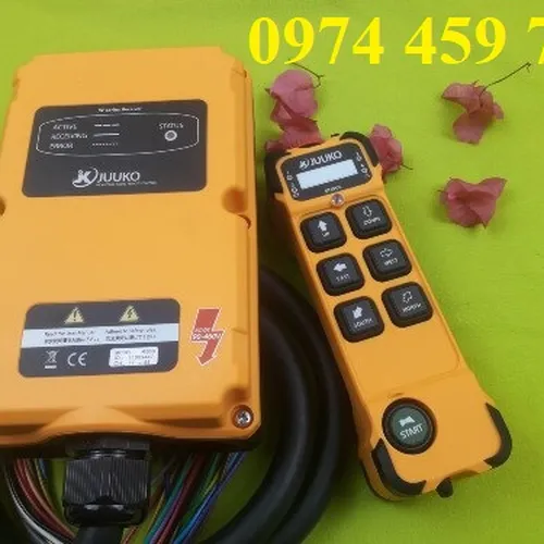 Điều khiển từ xa cầu trục thay tay bấm có dây